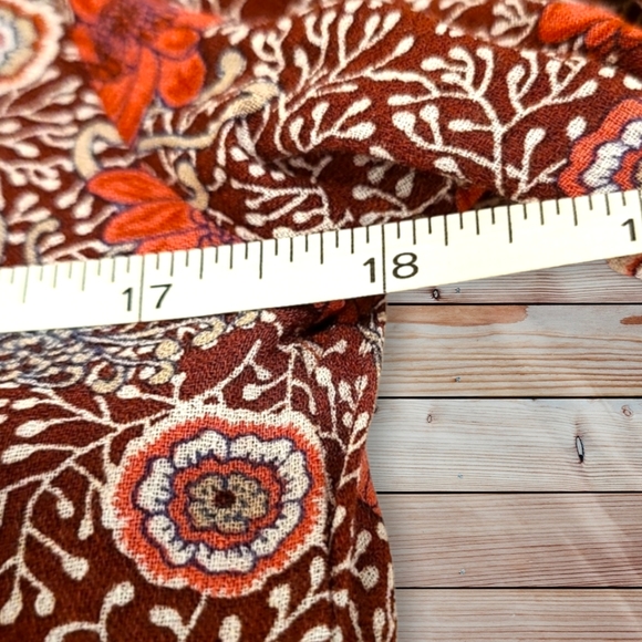 Lucky Brand Floral Boho Top Size Small - Picture 5 of 6